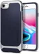 Spigen Neo Hybrid Herringbone iPhone 7 / 8 Hoesje Zilver afbeelding 1
