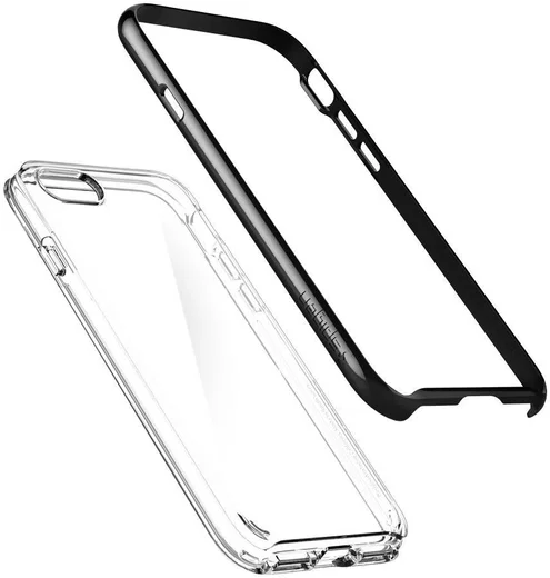 Spigen Neo Hybrid Crystal 2 Case iPhone 7 / 8 Black afbeelding 2