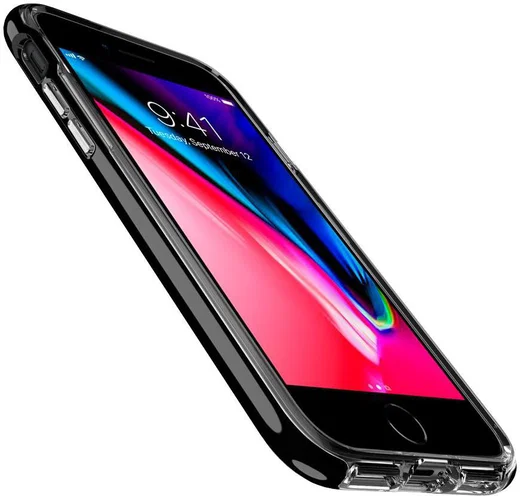 Spigen Neo Hybrid Crystal 2 Case iPhone 7 / 8 Black afbeelding 9