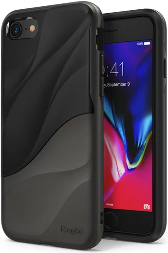 Ringke Wave Apple iPhone 7 / 8 Hoesje Gunmetal afbeelding 1