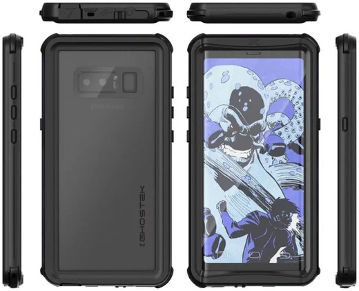 Ghostek Nautical 2 Waterbestendig Hoesje Samsung Galaxy Note 8 Zwart afbeelding 10