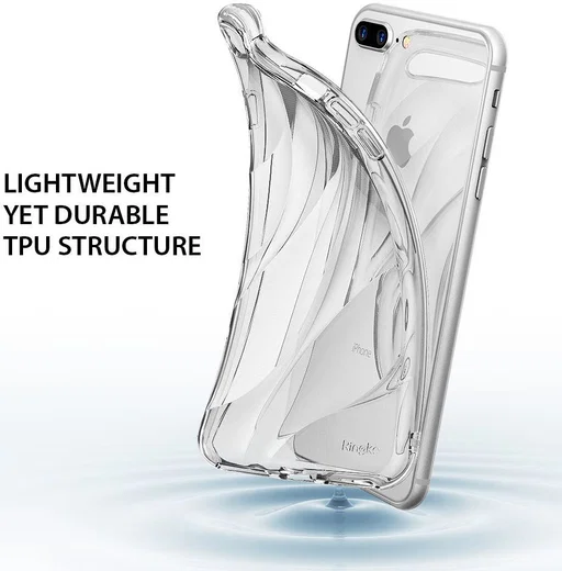 Ringke Flow iPhone 7 Plus / 8 Plus Hoesje Transparant afbeelding 2