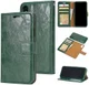 Apple iPhone X / XS Bookcase en Backcover 2-in-1 Hoesje Groen afbeelding 6