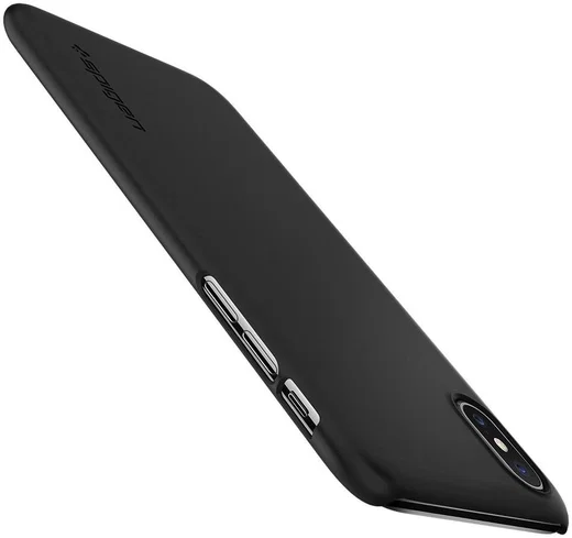 Spigen Thin Fit Case voor Apple iPhone X Black afbeelding 3