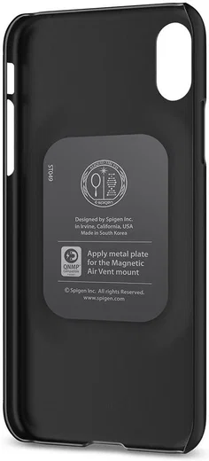 Spigen Thin Fit Case voor Apple iPhone X Black afbeelding 4
