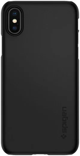 Spigen Thin Fit Case voor Apple iPhone X Black afbeelding 5