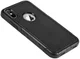 Apple iPhone X Stijlvol Hybride Hoesje Zwart afbeelding 4