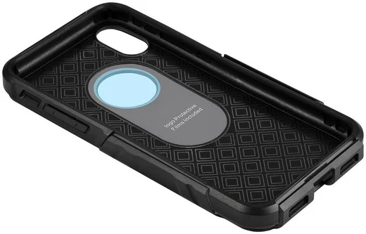 Apple iPhone X Stijlvol Hybride Hoesje Zwart afbeelding 6
