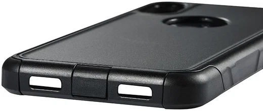 Apple iPhone X Stijlvol Hybride Hoesje Zwart afbeelding 9
