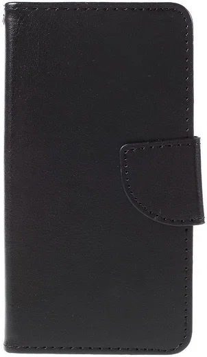 Samsung Galaxy J5 Lederen Portemonnee Flip Hoesje Zwart afbeelding 3