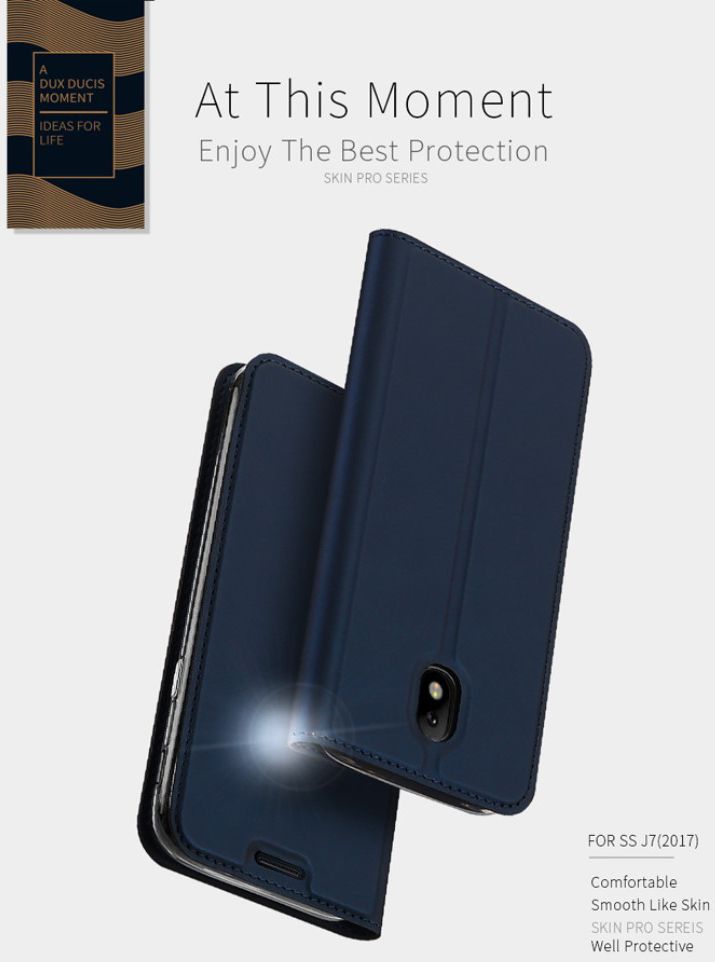 Dux Ducis Samsung Galaxy J7 (2017) Bookcase Hoesje Blauw afbeelding 9