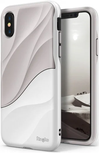 Ringke Wave Apple iPhone X Hoesje White afbeelding 1