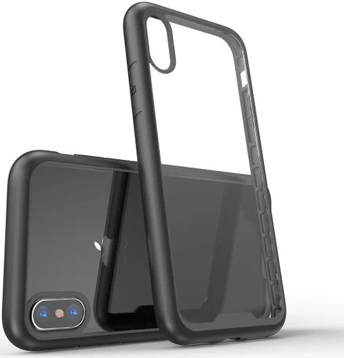 Apple iPhone XS / X Hoesje Armor Hoesje Zwart afbeelding 1