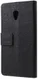Alcatel U5 3G Portemonnee Hoesje Zwart afbeelding 5