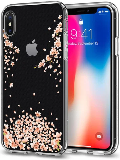 Spigen Liquid Crystal Apple iPhone X Blossom afbeelding 2