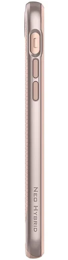 Spigen Neo Hybrid Herringbone Hoesje iPhone 8 Pale Dogwood afbeelding 5