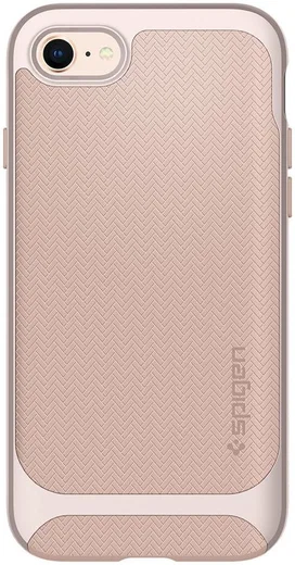 Spigen Neo Hybrid Herringbone Hoesje iPhone 8 Pale Dogwood afbeelding 7