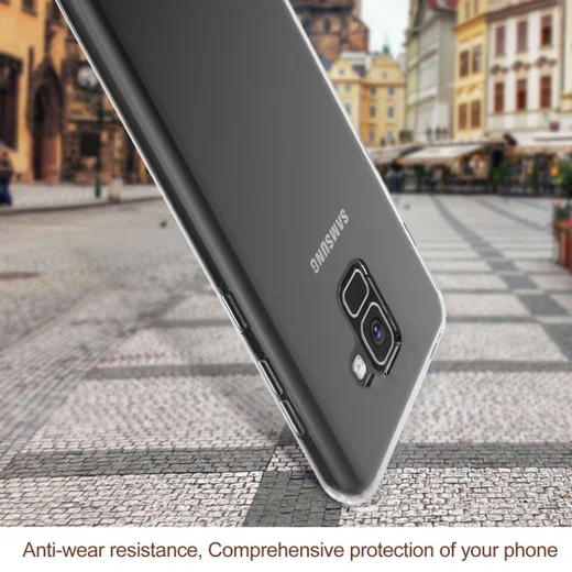 Samsung Galaxy A8 (2018) Transparant Hoesje afbeelding 5