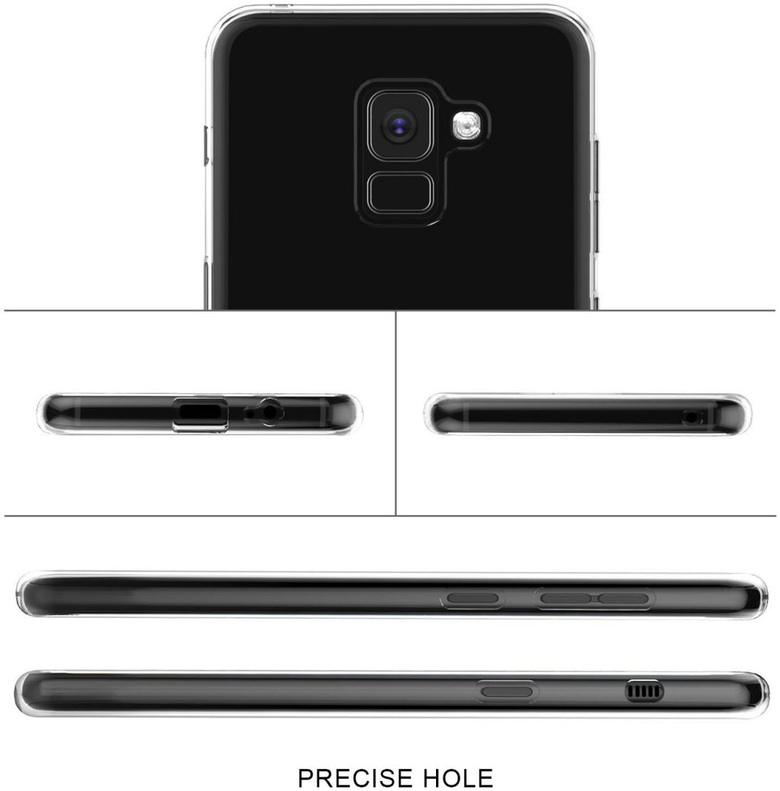 Samsung Galaxy A8 (2018) Transparant Hoesje afbeelding 6
