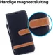 Samsung Galaxy A8 (2018) Two-Tone Portemonnee Hoesje Zwart afbeelding 3