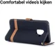 Samsung Galaxy A8 (2018) Two-Tone Portemonnee Hoesje Zwart afbeelding 5