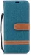 Samsung Galaxy A8 (2018) Two-Tone Portemonnee Hoesje Blauw afbeelding 1