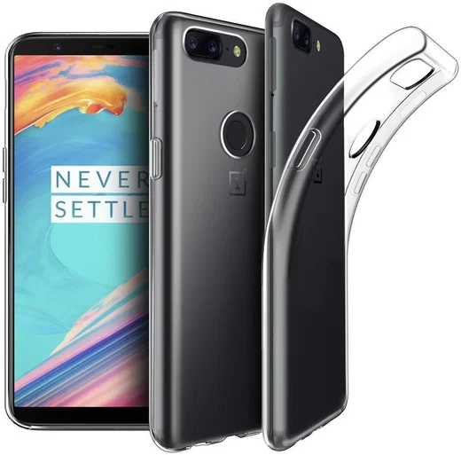 OnePlus 5T Transparant Hoesje afbeelding 2