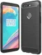 OnePlus 5T Geborsteld TPU Hoesje Zwart afbeelding 1