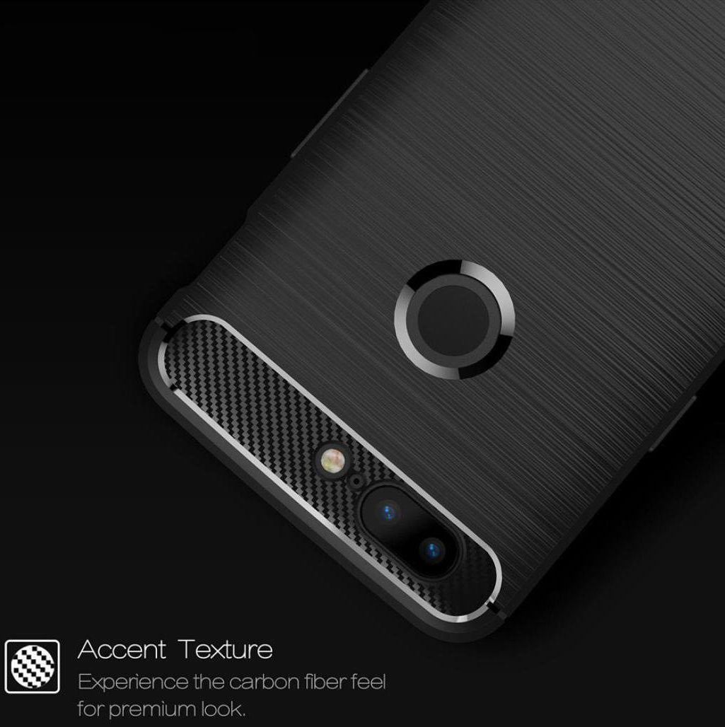 OnePlus 5T Geborsteld TPU Hoesje Blauw afbeelding 6