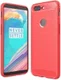 OnePlus 5T Geborsteld TPU Hoesje Rood afbeelding 1