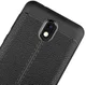 Nokia 2 Hoesje met Kunstleer Coating Zwart afbeelding 5