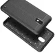 Nokia 2 Hoesje met Kunstleer Coating Zwart afbeelding 6