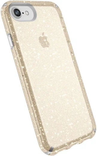 Speck Presidio Apple iPhone SE 2020 Shockproof Hoesje Goud Glitter afbeelding 4