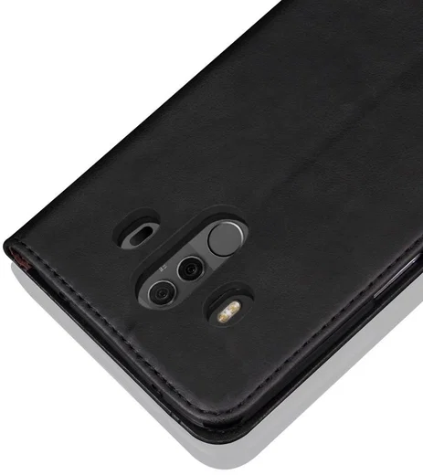 Huawei Mate 10 Pro Luxe Portemonnee Hoesje Zwart afbeelding 5