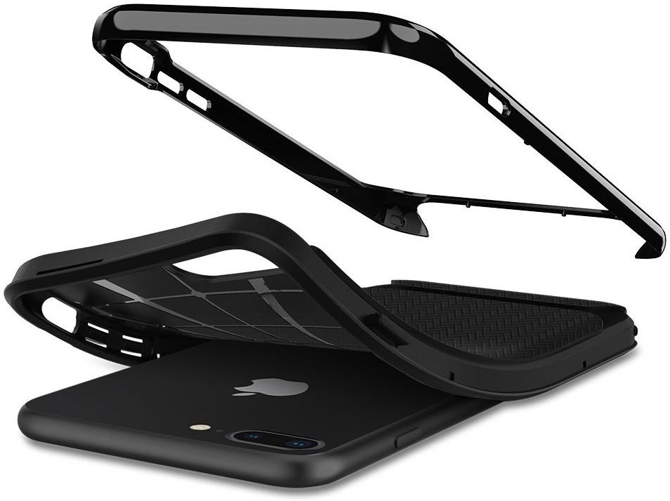 Spigen Neo Hybrid Herringbone iPhone 7/8 Plus Zwart afbeelding 6