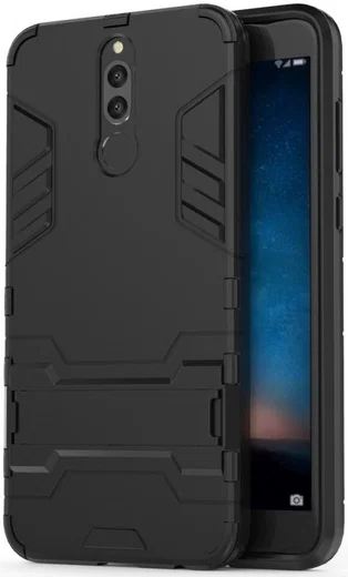 Huawei Mate 10 Lite Hybride Hoesje Zwart afbeelding 1