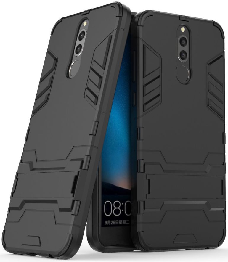 Huawei Mate 10 Lite Hybride Hoesje Zwart afbeelding 2