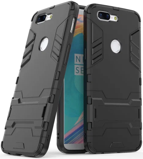 Hybride OnePlus 5T Hoesje Zwart afbeelding 4