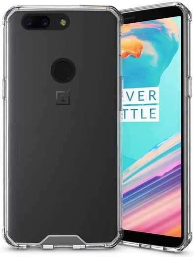 OnePlus 5T Hoesje Armor Backcover Transparant afbeelding 1