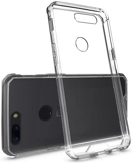OnePlus 5T Hoesje Armor Backcover Transparant afbeelding 2