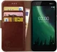 Rosso Element Nokia 2 Hoesje Book Cover Bruin afbeelding 1