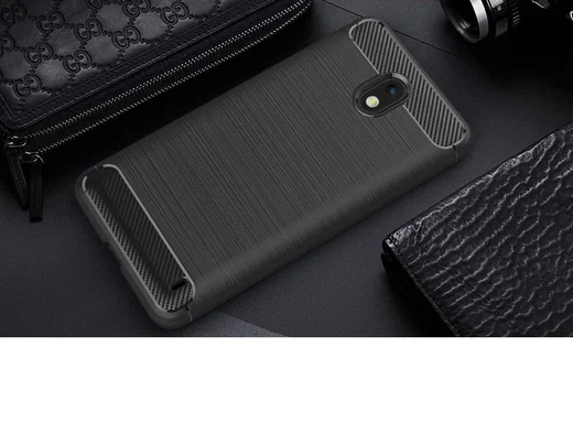 Nokia 2 Geborsteld TPU Hoesje Zwart afbeelding 11
