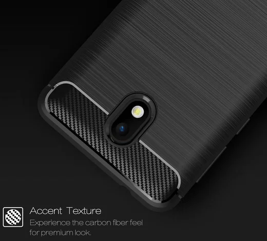 Nokia 2 Geborsteld TPU Hoesje Zwart afbeelding 7