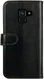 Rosso Element Samsung Galaxy A8 (2018) Hoesje Book Cover Zwart afbeelding 2