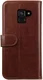 Rosso Element Samsung Galaxy A8 (2018) Hoesje Book Cover Bruin afbeelding 2