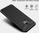 Samsung Galaxy A8 (2018) Geborsteld TPU Hoesje Zwart afbeelding 4