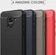 Samsung Galaxy A8 (2018) Geborsteld TPU Hoesje Zwart afbeelding 10