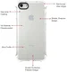 Zagg InvisibleShield Ultra Clear Case Apple iPhone 8 Transparant afbeelding 1