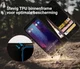 Rosso Element HTC U11 Plus Hoesje Book Cover Zwart afbeelding 5