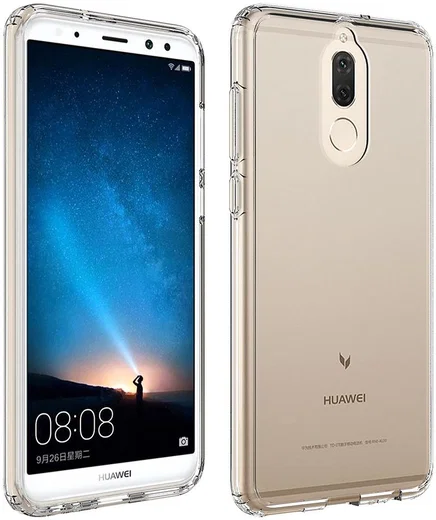 Huawei Mate 10 Lite Hoesje Armor Backcover Transparant afbeelding 3
